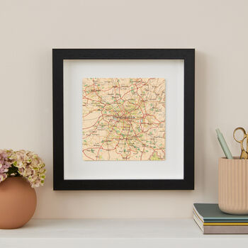 Personalised Manchester Map Print Wall Art, 2 of 5
