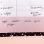 A5 Weekly Meal Planner Notepad Menu Planner Stars, thumbnail 6 of 8