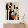 Bauhaus Beauty Stylish Abstract Modern Wall Art Print, thumbnail 1 of 6