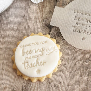 Personalised Teacher Appreciation Cupcake Embosser, 7 of 8