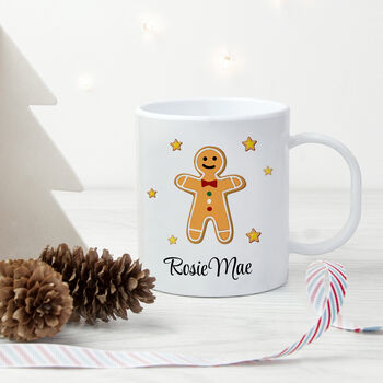 Personalised Gingerbread Kids Polymer Mug, 5 of 5