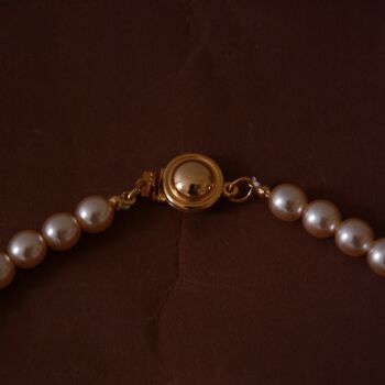 Vintage 1960s Classic Faux Pearl Necklace, 3 of 6