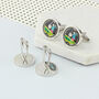 Personalised Enamelled Coin 5p Golfer Cufflinks, thumbnail 6 of 11