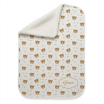 Personalised Teddy Snuggles Newborn Baby Hamper, 2 of 5