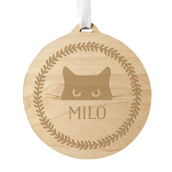 Cat Christmas Bauble Pet Xmas Tree Ornament, 4 of 4