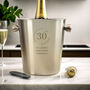 Personalised Date Stainless Steel Ice Bucket, thumbnail 5 of 6