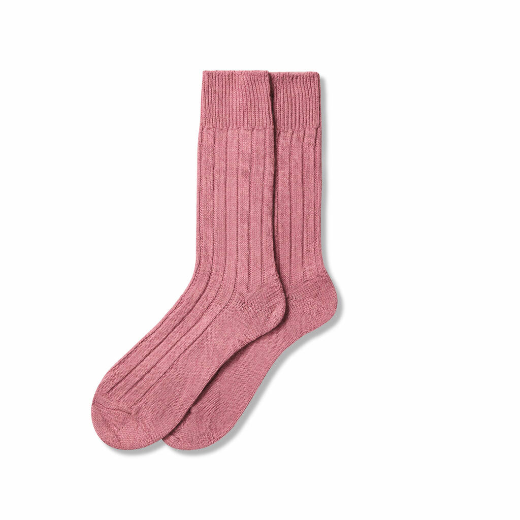 'The Clare' Luxurious Alpaca House, Bed Socks By The Cambridge Sock Company
