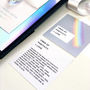 Charged Rainbow Swarovski Crystal Birthday Card, thumbnail 3 of 7