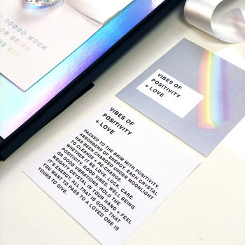 Charged Rainbow Swarovski Crystal Birthday Card, 3 of 7