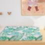 Jungle Leaves Anti Roll Wedge Baby Changing Mat, thumbnail 1 of 2