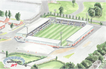 St Mirren Fc Stadium Fine Art Print, 2 of 3