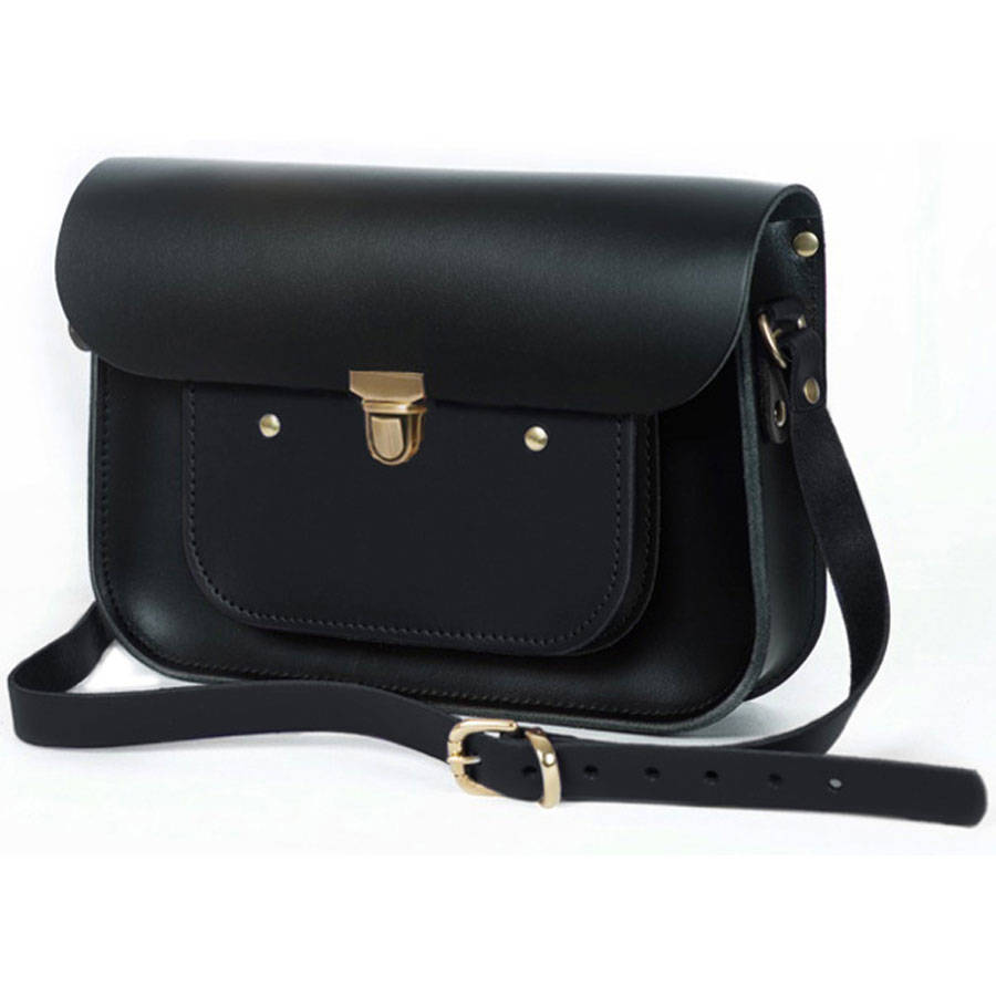 small leather satchel bag by n'damus london | notonthehighstreet.com