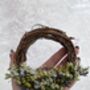 Mini Dried Flower Spring Wreath Mothers Day Gift, thumbnail 3 of 3