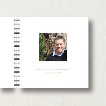 Personalised 50th Birthday Memory Book, 2 of 12