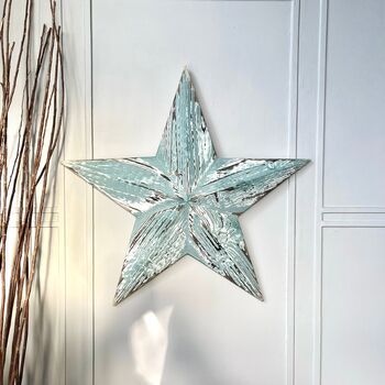 Large Blue Wall Decoration Star, 2 of 6