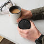 Circular Leakproof And Lockable Reusable Cup 8oz Grey, thumbnail 1 of 9