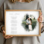 Personalised Wedding Poem Photo Print, thumbnail 1 of 11