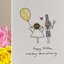 Personalised 'Button Anniversary' Handmade Card, thumbnail 1 of 11