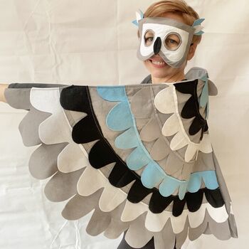 Pigeon Felt Bird Wing Costume For Kids And Adults, 3 of 4