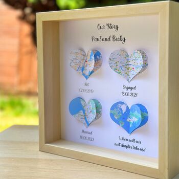 Wedding Gifts For Couples Anniversary Milestone Print, 4 of 10