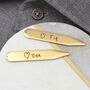 Personalised Gold Collar Stiffeners, thumbnail 1 of 4