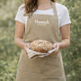 Premium Canvas Personalised Apron With Motif, thumbnail 1 of 8