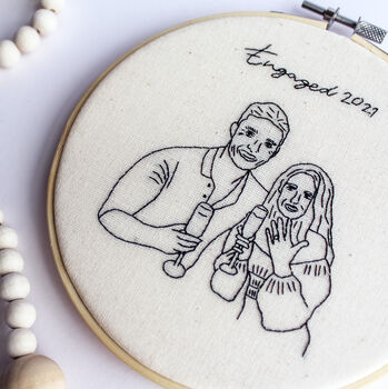 Customised Picture/Portrait Hand Embroidery, 5 of 5