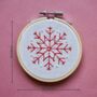 Christmas Snowflake Embroidery Kit, thumbnail 7 of 7