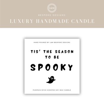 Halloween Candle Spooky Season Scented Candle Gift, 5 of 6