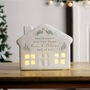 Personalised Christmas Foliage LED House – Light Up Christmas Decoration, thumbnail 3 of 5