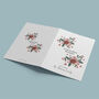 Personalised Christmas Bouquet Family Card Pack, thumbnail 3 of 4