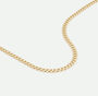 9ct Yellow Gold Solid Curb Chain Necklace 20 Inch, thumbnail 1 of 5