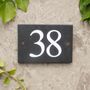 Personalised Slate House Number Signs, thumbnail 2 of 11