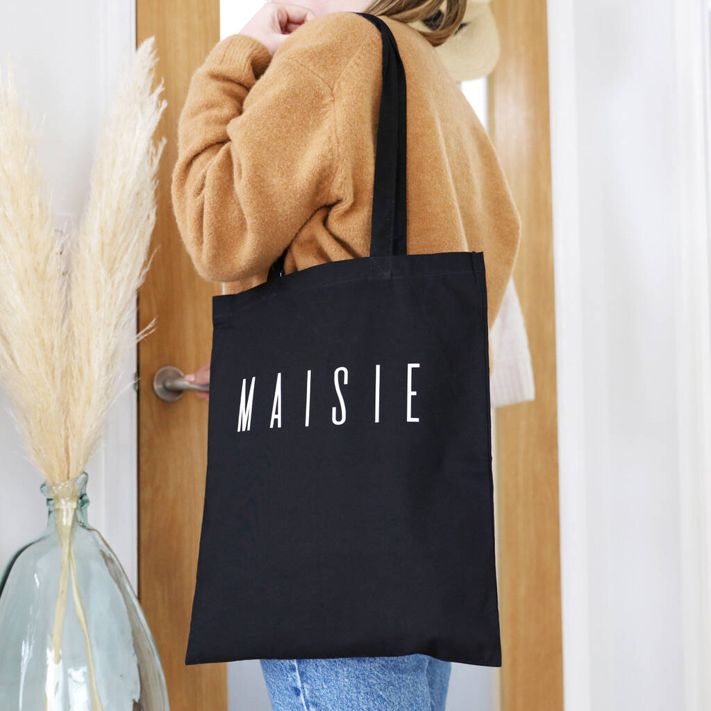 name tote bags