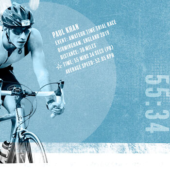 Personalised Cycling Photo Poster, 4 of 7