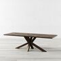 Diamond H Modern Solid Wood Dining Table, thumbnail 1 of 4