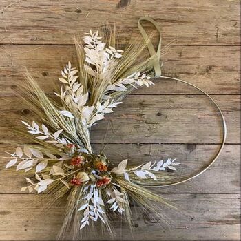 Barley And Ruscus Wreath, 4 of 5
