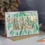 Papercut 'Mistletoe Kisses' Botanical Christmas Card, thumbnail 1 of 5