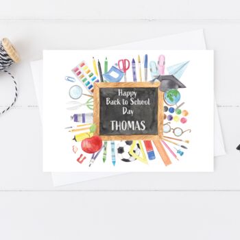 Back To School Personalised Card, 6 of 8