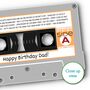 70th Birthday Print Songs On The Day You Were Born, thumbnail 6 of 10