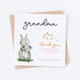Personalised Mother's Day Bunny Thank You Card, thumbnail 2 of 2