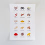 Sheet Of 15 Illustrated Colour Spice Labels, thumbnail 4 of 9