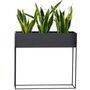 Black Very Long Metal Planter On Stand, thumbnail 6 of 11
