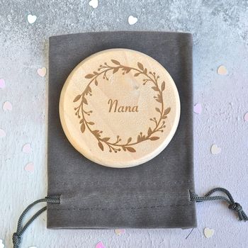 Personalised Floral Compact Mirror, 3 of 3