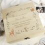 Personalised Woodland Animal Large Wooden Keepsake Box, thumbnail 2 of 4