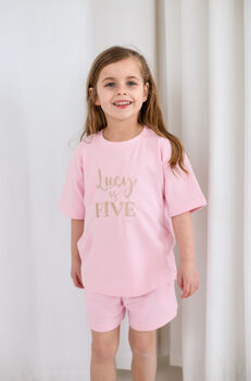 Embroidered Big Or Little Sibling T Shirt, 6 of 9