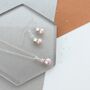 Pearl Pendant And Earrings Set With Silver Star, thumbnail 11 of 12