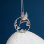 Sterling Silver Hummingbird Necklace, thumbnail 2 of 11