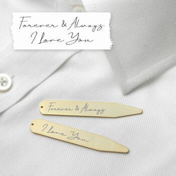 Personalised Handwriting Collar Stiffeners, 11 of 12