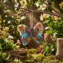 Handmade Emperor Butterfly Felt Hanging Decoration, thumbnail 1 of 2